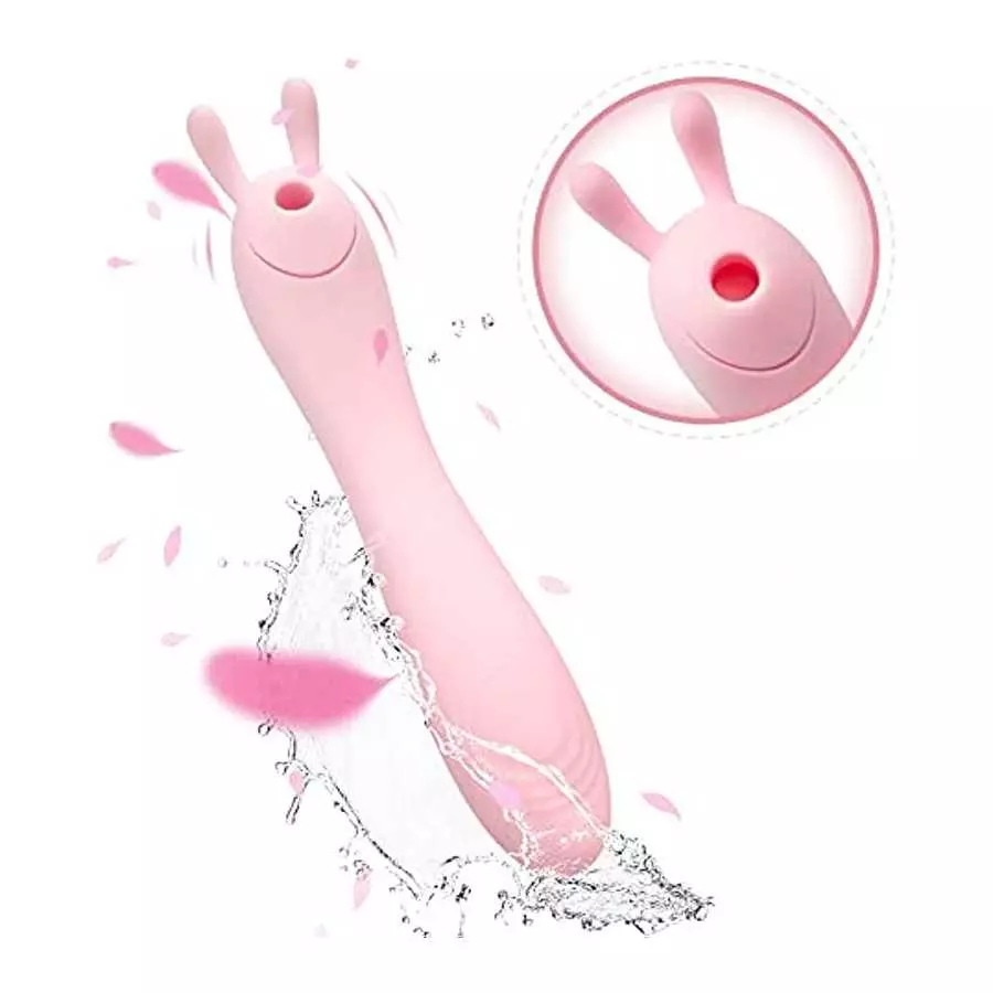 Rabbit Sucking Vibrator Silicone G-spot Female masturbator Soft Adult Erotic Thrusting Female Products