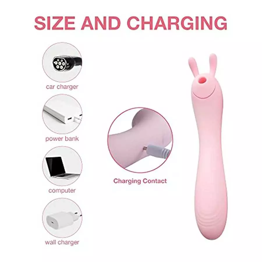 Rabbit Sucking Vibrator Silicone G-spot Female masturbator Soft Adult Erotic Thrusting Female Products