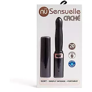 Adult Sex Toys Sensuelle Cache 20 Func Vibe Black/Black