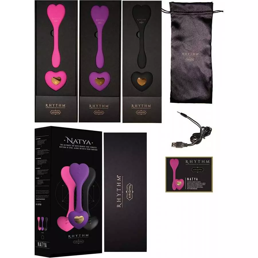 Kama Sutra Rhythm Natya Couples Massager, Pink, 1.18 Pound