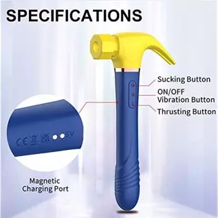 Hammer G Spot Clit Sucking Vibrator Adult Sex Toys for Woman,Pulsating Anal Dildo Vibrators Waterproof Nipple Vagina Prostate Ma Hammer G Spot Clit Sucking Vibrator Adult Sex Toys for Woman,Pulsating Anal Dildo Vibrators Waterproof Nipple Vagina Prostate Ma