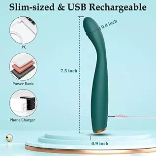 G Spot Vibrator Adult Sex Toys for Women Squirting O-rgasm, 10 Stimulation Modes & 5 Speeds, Finger Vibrator Sex Stimulator Tits