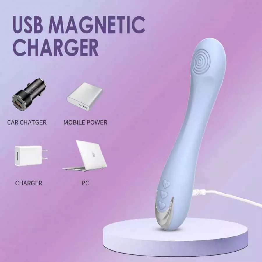 Powerful G Spot Vibrator for Deep Penetration 10 Stimulation Modes & 5 Speeds Soft Silicone Powerful Vibrating Massagers for Cli