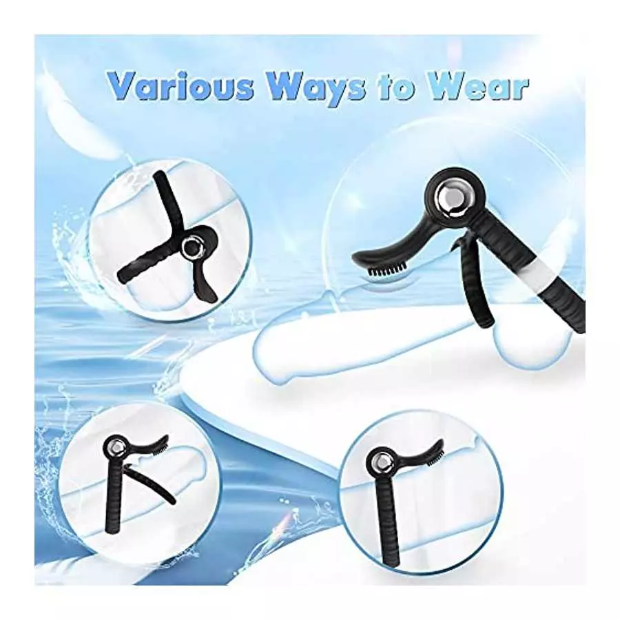 Vibrating Cock Ring, Penis Ring Vibrator with 10 Vibration& USB Rechargeable with Bullet Vibrator, Silicone Adult Sex Toy for Me