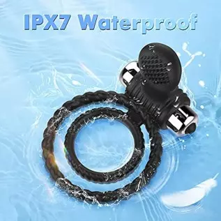 Vibrating Cock Ring, Penis Ring Vibrator with 10 Vibration& USB Rechargeable with Bullet Vibrator, Silicone Adult Sex Toy for Me