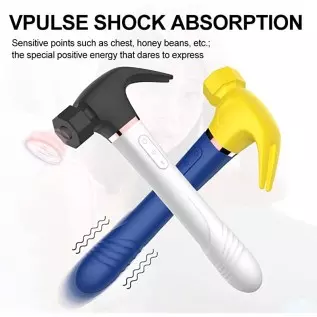 Hammer Vibrator Massager for Woman, Pulsating Anal Dildo Vibrators Waterproof Nipple Vagina Prostate Massagers Rechargable G Spo