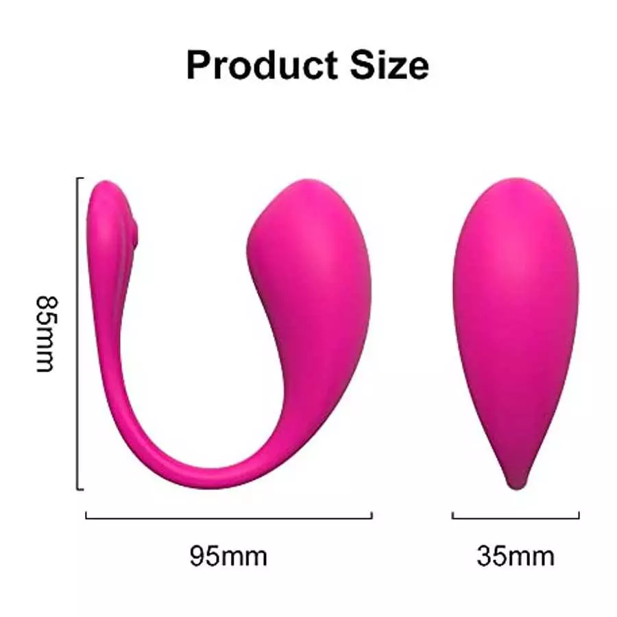 Lush 3 Pelvic Floor Trainer Workout Equipment with App Remote Control, Red