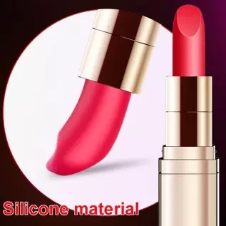 CherryBy Bullet Vibrator, Mini Vibrating Lipstick Clitoral Stimulation Toys, G Spot Vibrator Silicone Massager with 10 Vibration