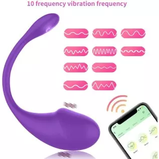 Wearable Panty G-spot Vibrator Dildo with APP Control Adult Sex Toys with 10 Vibrations for Women, Rechargeable Clit Vaginal Sti