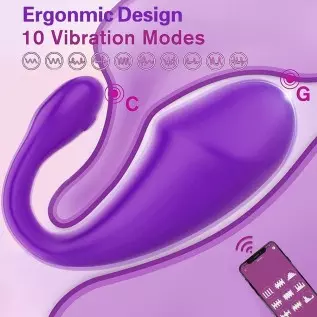 Wearable Panty G-spot Vibrator Dildo with APP Control Adult Sex Toys with 10 Vibrations for Women, Rechargeable Clit Vaginal Sti