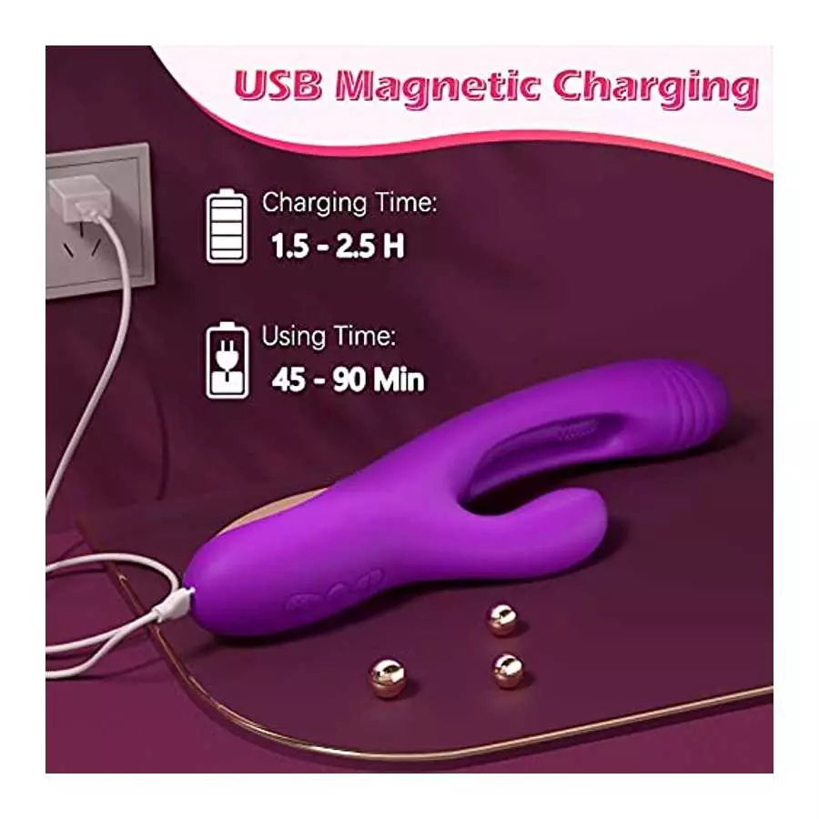 Clitoral Patting Vibrator for Women Lesbian Couple Rabbit Vaginal Stimulator Massager Powerful G Spot Vibrating Sex Toy Female M