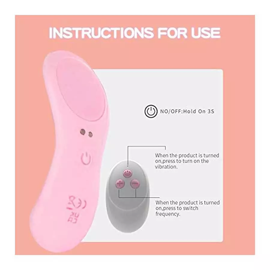 Remote Control Vibrator for Panties with Magnetic Clip, Sex Toys Butterfly Vibrators for Women with 9 Vibration Modes, Waterproo