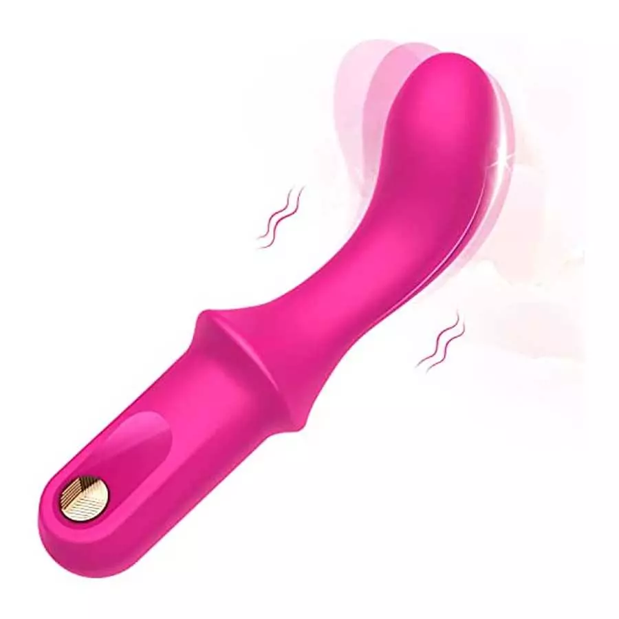 G Spot Vibrator Sex Toy - Soft Silicone Bendable Mini Dildo for Women Clitoral Anal Stimulation with 10 Powerful Vibrations, Fem G Spot Vibrator Sex Toy - Soft Silicone Bendable Mini Dildo for Women Clitoral Anal Stimulation with 10 Powerful Vibrations, Fem