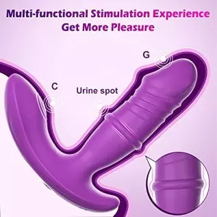 Thrusting Wearable G Spot Dildo Vibrator Adult Sex Toys for Women, APP & Remote Control Rose Clitoral Stimulation Butterfly Pant Thrusting Wearable G Spot Dildo Vibrator Adult Sex Toys for Women, APP & Remote Control Rose Clitoral Stimulation Butterfly Pant