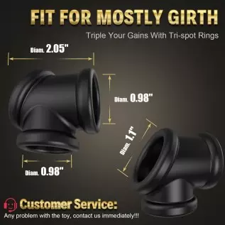 Dual Construction Cock Ring - LATUNE, Divide Cock and Ball, All-Around Silicone Penis Ring Maintaining a Thick, Firm Erection, A