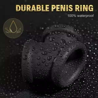 Dual Construction Cock Ring - LATUNE, Divide Cock and Ball, All-Around Silicone Penis Ring Maintaining a Thick, Firm Erection, A