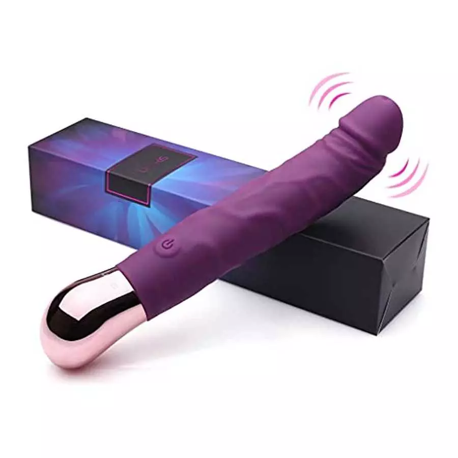 Rechargeable Realistic Dildo Vibrator for Women,G-Spot & Clitoral Stimulation with 10 Vibration Modes Adult Sex Toy for Couples 