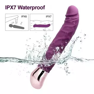 Rechargeable Realistic Dildo Vibrator for Women,G-Spot & Clitoral Stimulation with 10 Vibration Modes Adult Sex Toy for Couples 