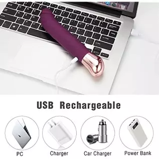 Rechargeable Realistic Dildo Vibrator for Women,G-Spot & Clitoral Stimulation with 10 Vibration Modes Adult Sex Toy for Couples 