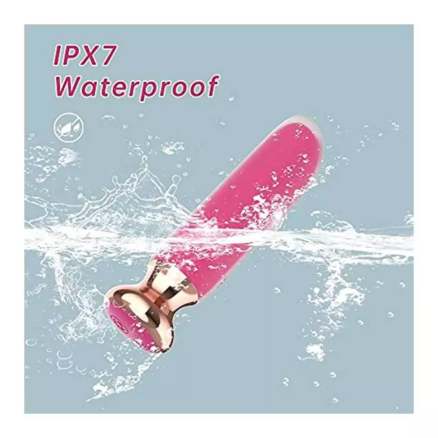 Rechargeable Bullet Vibrator with 10 Powerful Vibration Modes, Iusmnur Adult Sex Toys for Clitoris Nipple Vagina Massage to Wome