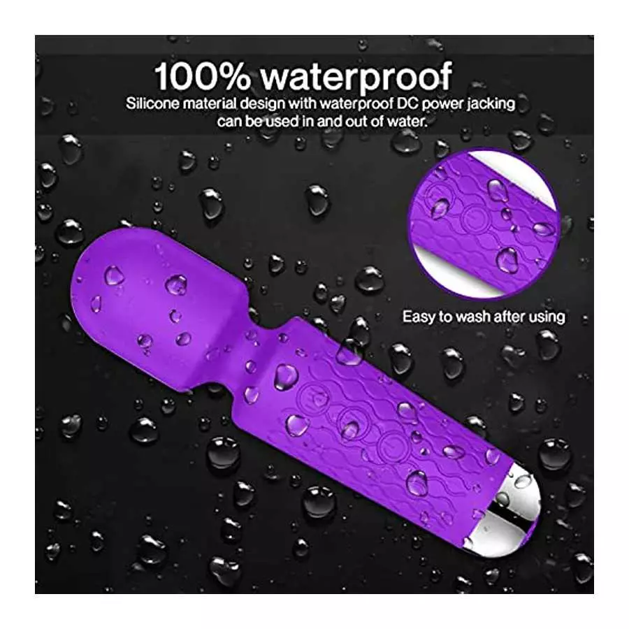 Experience Intense Clitoris Stimulation with Our Rechargeable Vibrator Wand. Personal Wand Massager is The Perfect Sex Toy for W