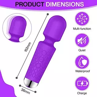 Experience Intense Clitoris Stimulation with Our Rechargeable Vibrator Wand. Personal Wand Massager is The Perfect Sex Toy for W Experience Intense Clitoris Stimulation with Our Rechargeable Vibrator Wand. Personal Wand Massager is The Perfect Sex Toy for W