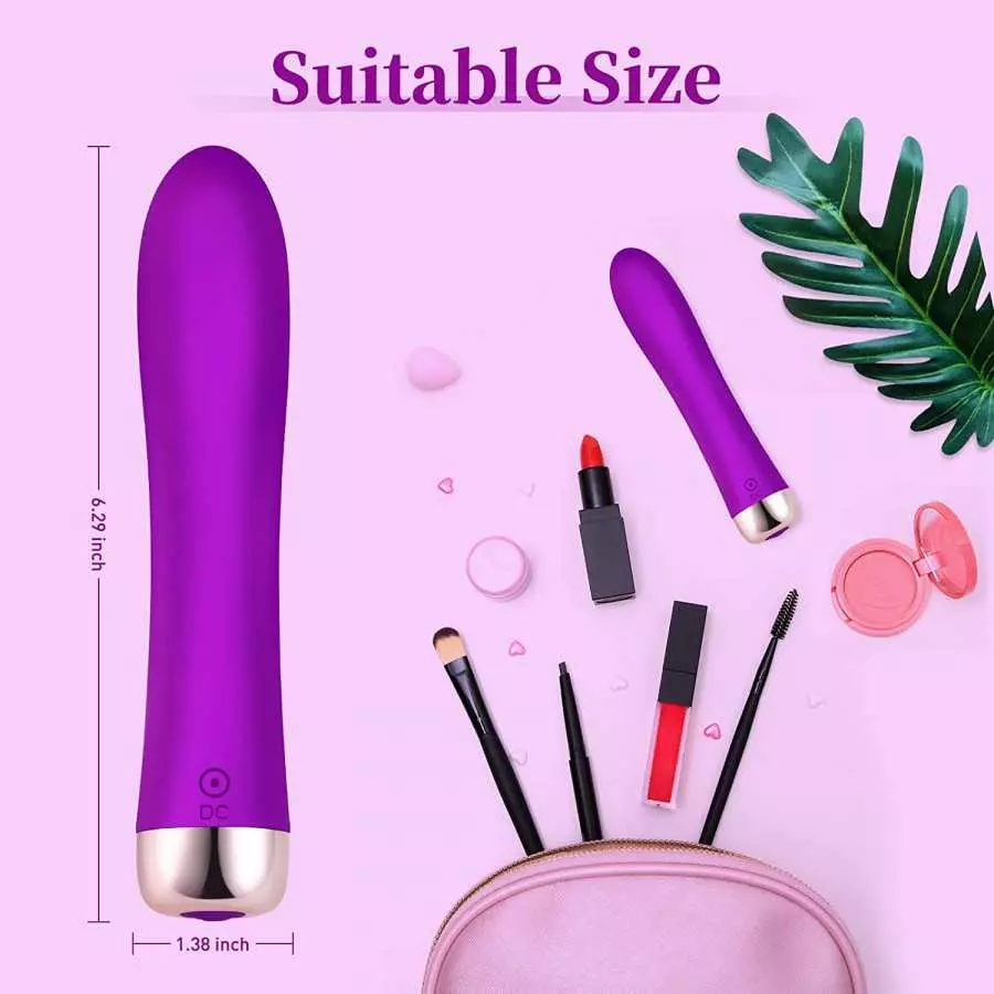 Clitoral G Spot Vibrator, Powerful Dildo Vibrators Clitoralis Stimulator with 10 Vibration Modes for Females, Rechargeable Clito
