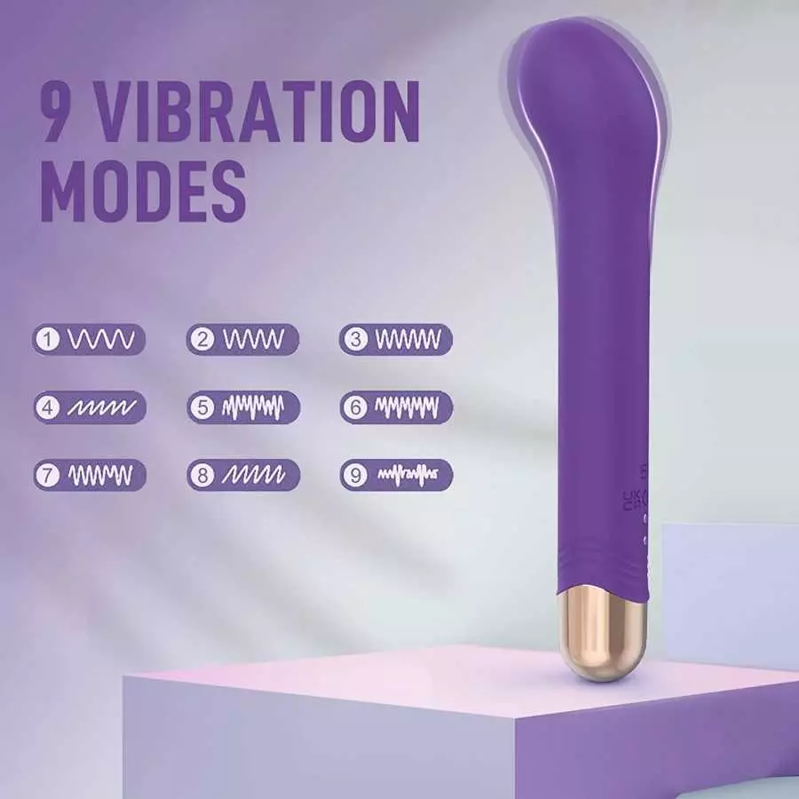 G Spot Finger Bullet Vibrator Rose Adult Sex Toy for Women, Clitoral G-Spot Stimulator with 9 Vibrations, Waterproof Clitoris Ni