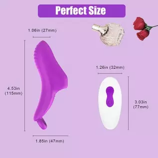 Finger Vibrator,Finger Massager Masturbator Vagina Stimulator with 9 Silicone Finger Vibrator Modes Sex Dildo Toys for G Spot Cl
