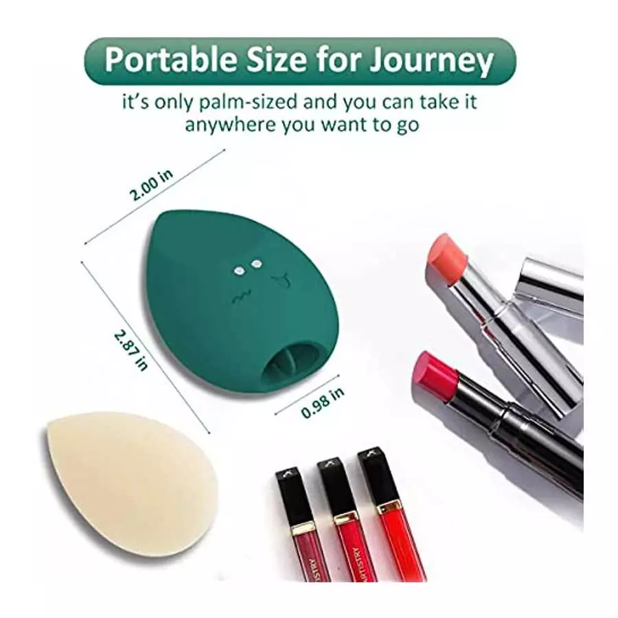 Beauty Sponge Clitoral Vibrator for Women Squirting O-rgasm, Innovative Tongue Licker Nipples Clitoris Massager with 10 Vibratin