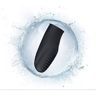 Finger Massager High Frequency Black Silicone Exciting Banger Fingering Massaging Toys 2019 (Black)