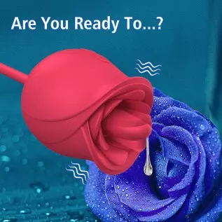 Rose Toy for Women Couple Sexual Pleasure, Clitoral Licking Bullet Vibrator with 7 Licking Modes & 7 Vibrations, G Spot Nipples Rose Toy for Women Couple Sexual Pleasure, Clitoral Licking Bullet Vibrator with 7 Licking Modes & 7 Vibrations, G Spot Nipples