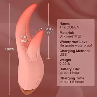 Clitoral Licking Vibrator, Realistic G-spot Nipple Stimulator with 7 Vibration Modes & Heat Function, Heating Soft Dildo Vibrato Clitoral Licking Vibrator, Realistic G-spot Nipple Stimulator with 7 Vibration Modes & Heat Function, Heating Soft Dildo Vibrato