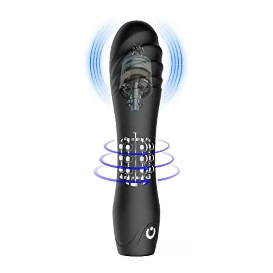 Realistic Dildo Vibrator Vibrating Dildos with 15 Particle Rotation Bead for G Spot Vaginal and Clitoris Stimulation,5 Patterns Realistic Dildo Vibrator Vibrating Dildos with 15 Particle Rotation Bead for G Spot Vaginal and Clitoris Stimulation,5 Patterns