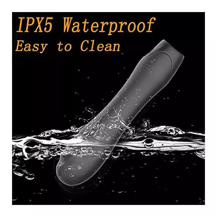 Realistic Dildo Vibrator Vibrating Dildos with 15 Particle Rotation Bead for G Spot Vaginal and Clitoris Stimulation,5 Patterns 