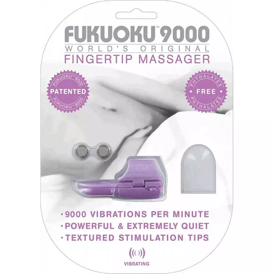 Fukuoku 9,000 World's Original Pink Stimulating Fingertip Massager Includes 1 Sensitivity Tip, 3.24 Pound