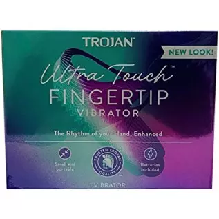 Trojan Vibrations Vibrating Ultra Touch [This Unique Vibrator Attaches to Your Finger, Giving You Enhanced Stimulation.
