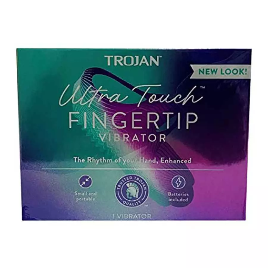Trojan Vibrations Vibrating Ultra Touch [This Unique Vibrator Attaches to Your Finger, Giving You Enhanced Stimulation. Trojan Vibrations Vibrating Ultra Touch [This Unique Vibrator Attaches to Your Finger, Giving You Enhanced Stimulation.