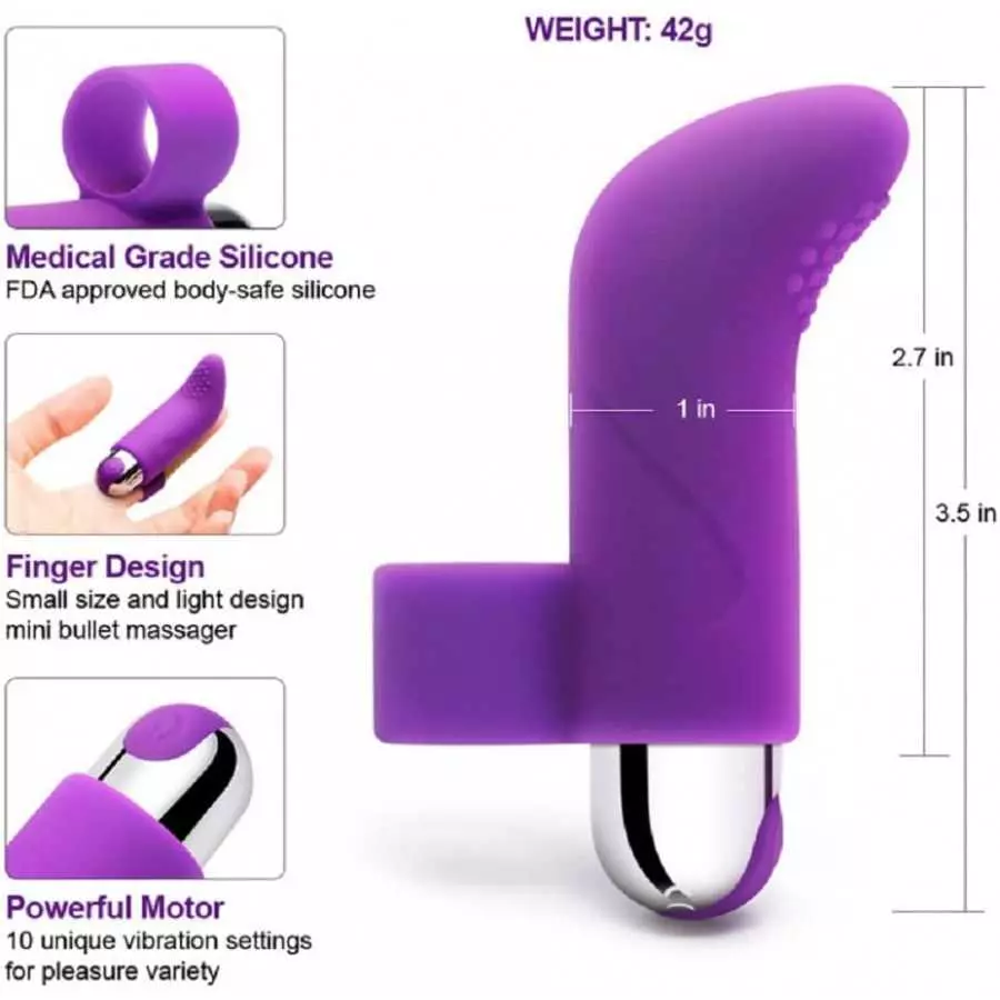 Waterproof Finger Adult Toy for Couples Nipple Licking Toys for Womens Sex Accessories Finger Adult Toy for Couples Sexy Product