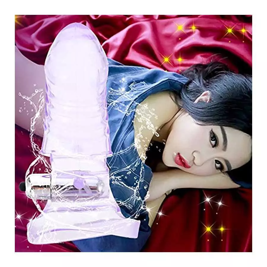 Healifty Vibrating Finger Sleeve G Spot Finger Sleeve Vibrator Female Sex Stimulator Massager Toys Woman Pleaure Toys Adult Sex 