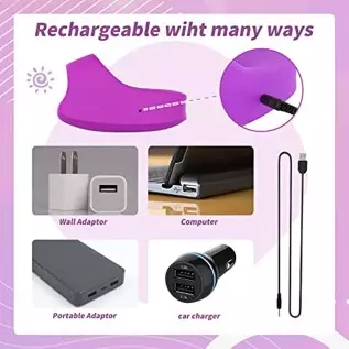 YAAWAA G Spot Finger Vibrator Sex Toy, 10 Vibrations Modes Adult Sensory Toys for Women Mini Bullet Vibrant to Climax Soft Silic YAAWAA G Spot Finger Vibrator Sex Toy, 10 Vibrations Modes Adult Sensory Toys for Women Mini Bullet Vibrant to Climax Soft Silic