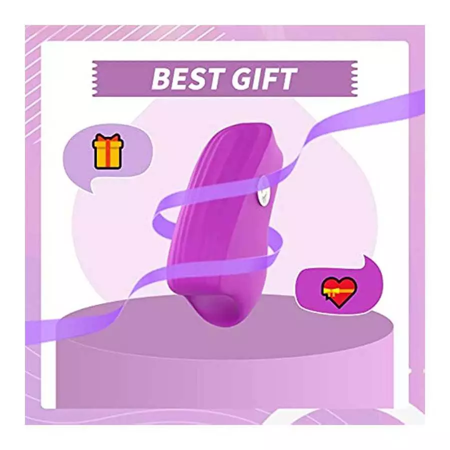 YAAWAA G Spot Finger Vibrator Sex Toy, 10 Vibrations Modes Adult Sensory Toys for Women Mini Bullet Vibrant to Climax Soft Silic