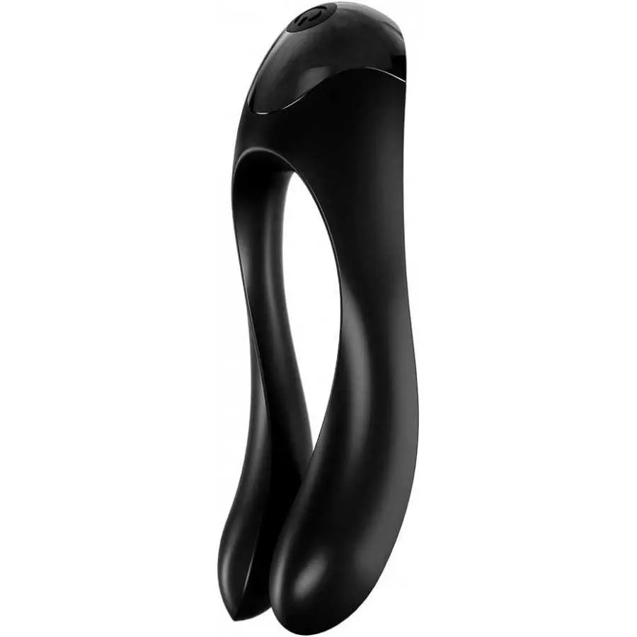 Satisfyer Candy Cane Finger Vibrator - 10 Vibration Programs for Stimulation of The Clitoris, Penis and Erogenous Areas - Waterp