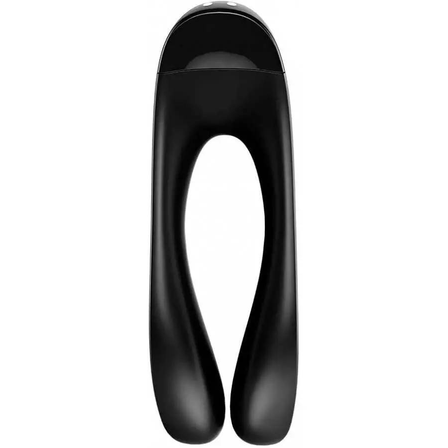 Satisfyer Candy Cane Finger Vibrator - 10 Vibration Programs for Stimulation of The Clitoris, Penis and Erogenous Areas - Waterp