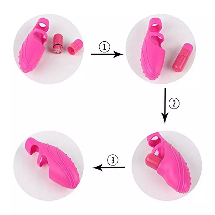 Finger Vibrator, Vibrator for Couples Vibrating Machine, Mini Vibrator, Toy Finger Vibrator Dildo clit for Women Vibrating Ball 