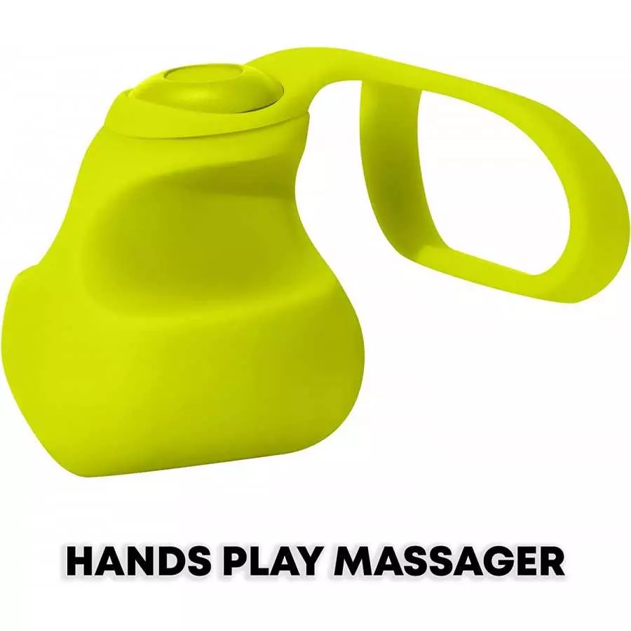 Dame Products Fin Small Finger Massager, Compact Easy to Use 3 Intensity Levels , Grip Free Super Quiet 100% Medical Grade Silic