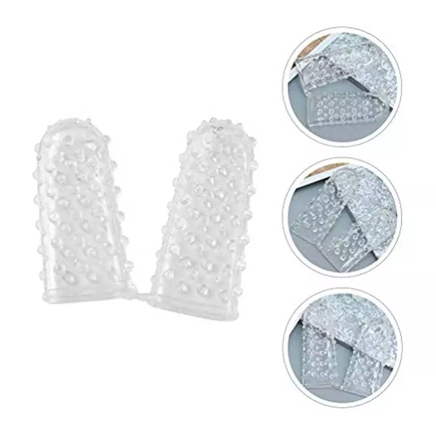 Healifty 5pcs Mini Finger Vibrator Finger Sleeve Stimulator Massager Woman Pleasure Sex Toys