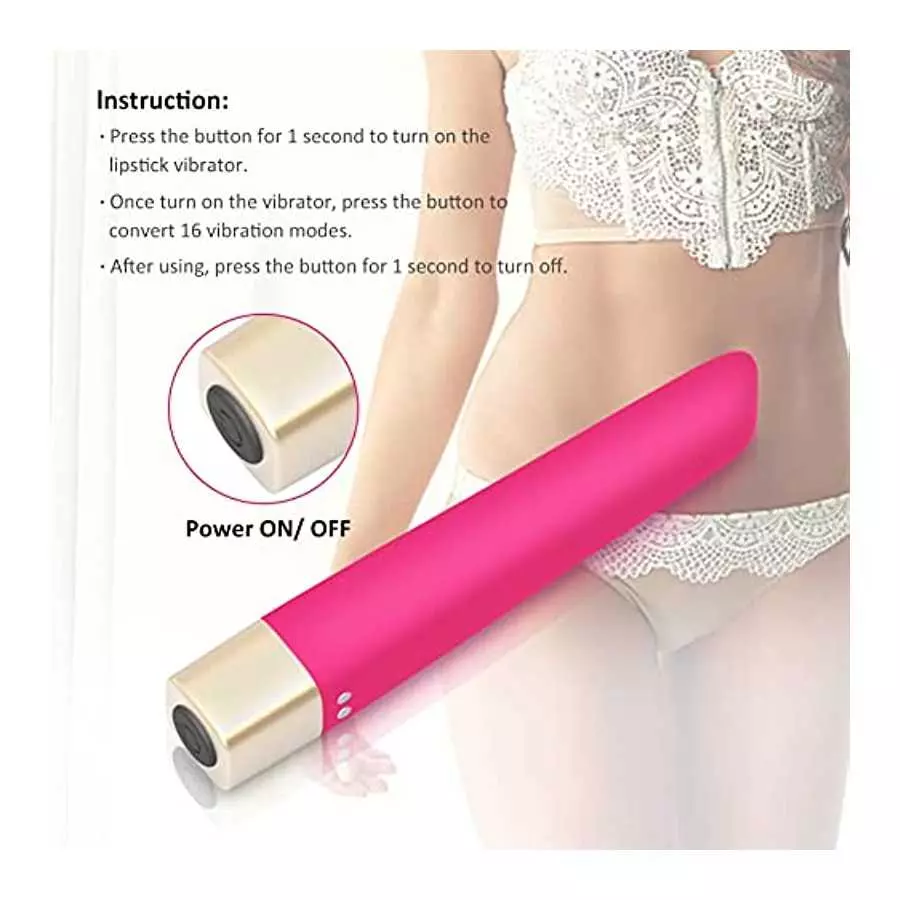 Bullet Vibrator Lipstick Vibe Vibrating G Spot Clitoral Massager Waterproof Nipple Sex Toys Stimulator
