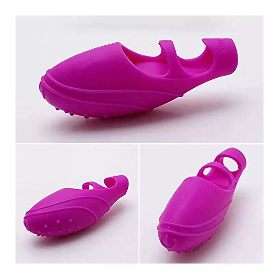 Qieaut Silicone Finger Vibrator, Clitoral and G spot Bullet Vibrator, Ladies Foreplay Finger cots, G spot Mini Finger cots, Happ