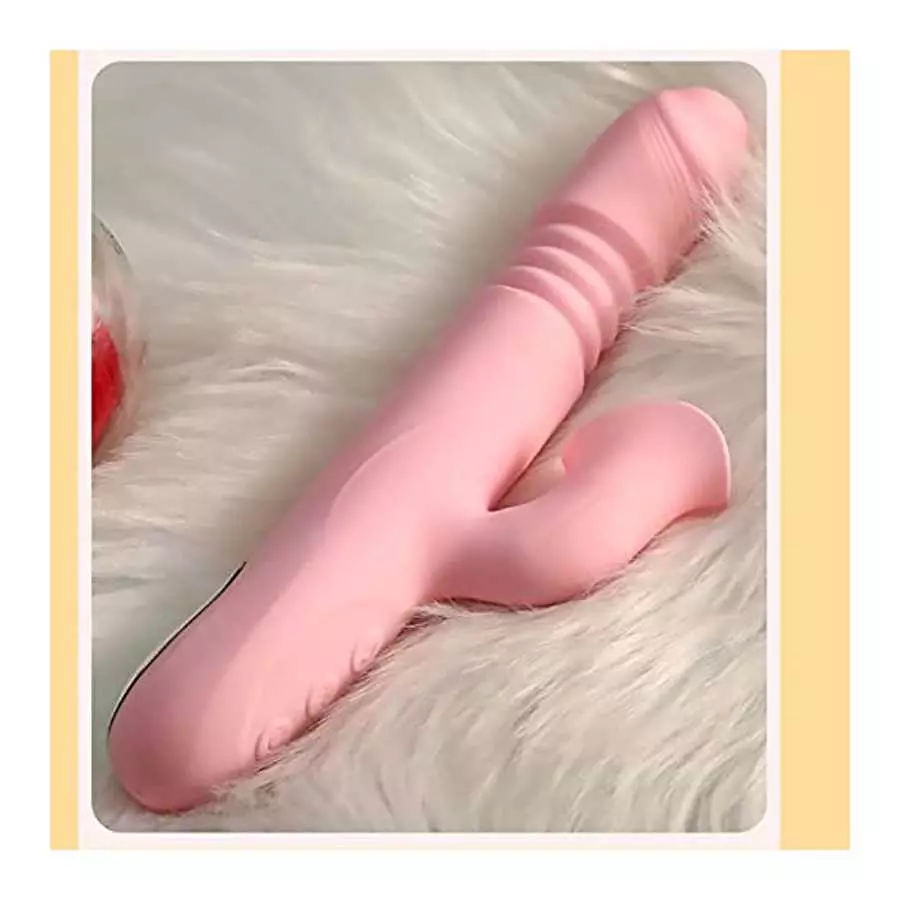 Vibrator with Heating Function and G Spot Tongue Vibrating Dildo Sex Toys for Women,Thrusting Toys/Woman Sex Clit Licker Sex Sti